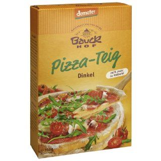 Bauckhof Pizzateig, Dinkel, 3 er Pack (3 x 350 g)   Bio 