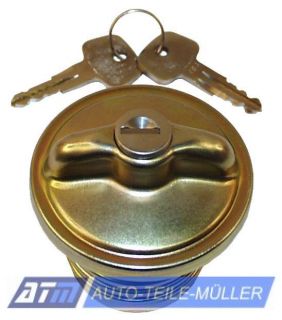 Tankdeckel mit Schlüssel VW Käfer Passat 1.2 1.6 71 80 NEU