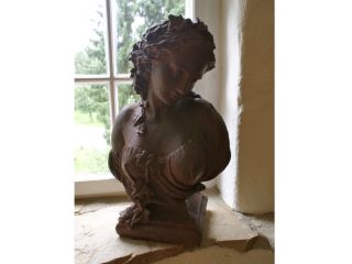 Frauen Büste, romantische Skulptur Rebecca Garten+Haus (Frau Torso