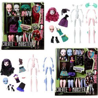 Mattel W9155   Monster High Create A Monster Starter Set, inklusive