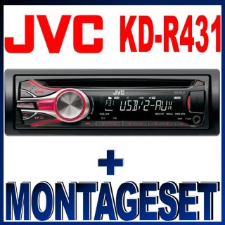 JVC KD R431 USB/CD AUX Ford Fiesta MK4 / MK5 Bj. 02/1995 12/2001 SET
