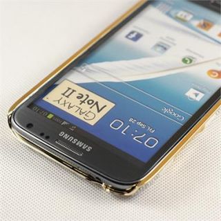 Luxus Samsung Galaxy Note 2 II N7100 Leder Hardcase Tasche