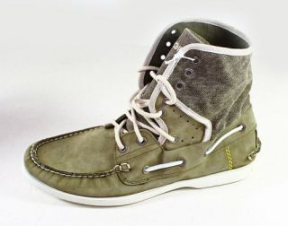 Energie Herren Schuhe Chucks Stiefeletten Sneaker Modell 5 oliv Gr. 42