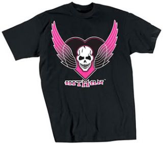 Bret HITMAN Hart Wings WWE WCW T shirt Brett