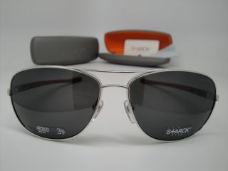 Starck by Alain Mikli PL1052 BIOSUN Sunglasses in Silver, Black
