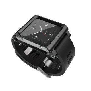 Alienwork Pod to Watch(Uhr) Aluminium+Silikon Armband für Apple iPod