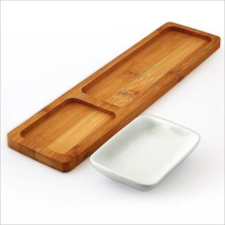 Dipschale Antipasti Finger Food Schale Bambus Tablett