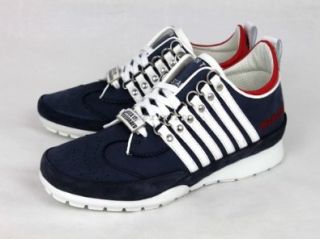 DSQUARED Schuhe Shoe Sneaker Damenschuhe N301042 blau weiss 