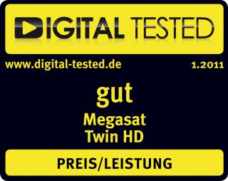 Megasat 440 HDTV Sat Receiver Twin Tuner USB