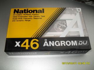 National ANGROM RT X 46 DU Metal Evaporated HD Cassette JAPAN EDITION