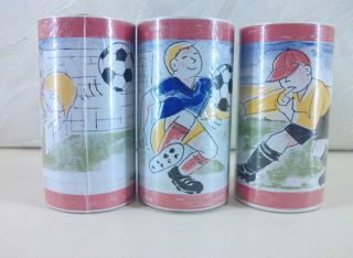 Wand Bordüre Kinder Tapete Fußball selbstklebend NEU