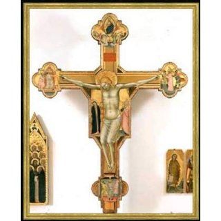 Bild mit Rahmen Bernardo Daddi, Kruzifix, 57 x 71   Holz Corum S