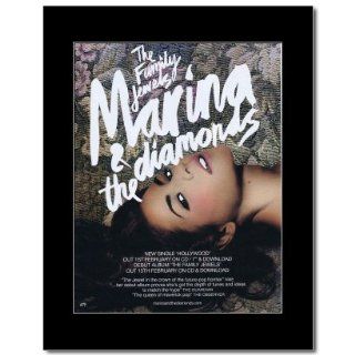 MARINA AND THE DIAMONDS Family Jewels 406x305mm Matted Music Print