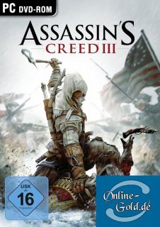 Assassins Creed 3 Key mit Ubisoft  Manager [PC] [DE]