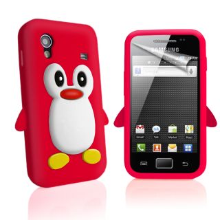 PENGUIN Soft Silicone Case For Samsung S5830 Galaxy Ace + Screen