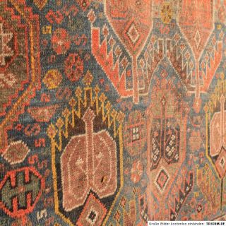 Antiker Alter Handgeknüpfter Perser Teppich Kaukasus Kazak Old Carpet