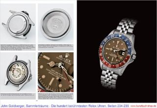 Fachbuch Sammlerträume, Die hundert berühmtesten Rolex Uhren, 100