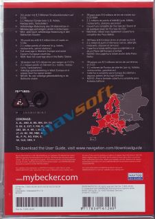 Navteq Navigations CD Paket Europa für BeckerIndianapolis (Version