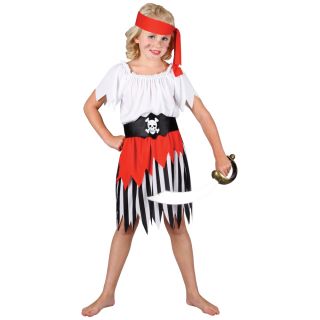 Seeraeuber Piratin Verkleidung fuer Maedchen Fasching Karneval