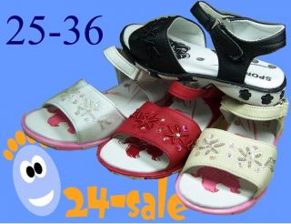 TOP Kinder Sandale Sandalen mit Strass @439 467 NEU
