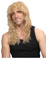 80er Rockstar Guns N Roses Lange Haare Blonde Männer Perücke Haar