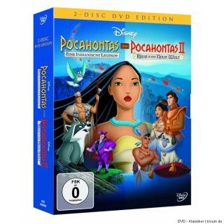 Pocahontas 1 + 2   Walt Disney   Movie Collection   2 DVD   OVP   Kein