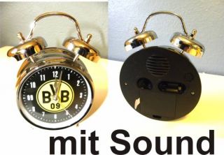 BVB Borussia Dortmund Soundwecker   Glockenwecker Sound Wecker Alarm
