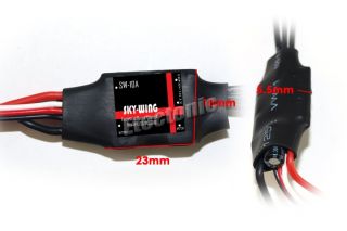 EMP M2222 KV2850 brushless Outrunner motor Red 22 x 16mm + SkyWing 10A