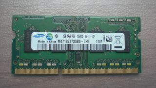 Samsung M471B2873GBO CH9 (1 GB, DDR3 SDRAM, 1333 Mhz, SO DIMM 204 pol