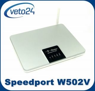 COM SPEEDPORT W502V WLAN Router VOIP W 502 W502 4025125018330
