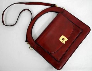 edle F.LLI MUGNAI Luxus Leder Tasche Handtasche (A502)