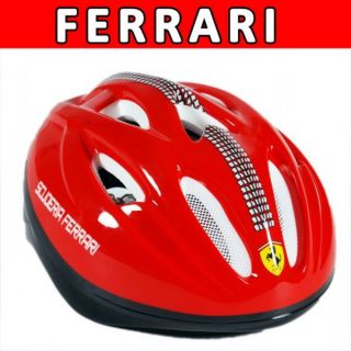 Ferrari Kinder Fahrradhelm Fahrrad Helm Rot Gr. 50 56cm