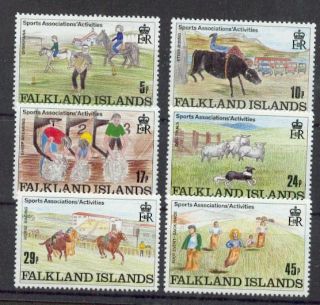 Falkland Inseln 507 12 Sport   Kinderzeichnungen ** (mnh)