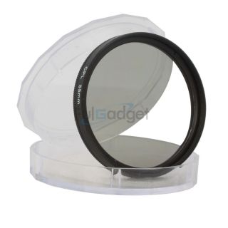 New 55mm CPL circular polarising filter for Nikon 18 55mm Lens Sony