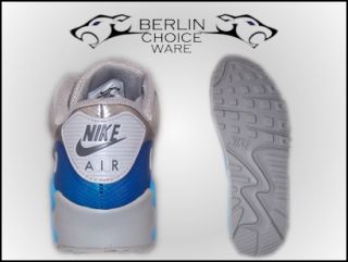 Nike Schuhe/Sneaker Air Max 90 Hyp PRM Grey/Blue Gr.39 47,5 Hyperfuse