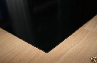 Hart PVC Kunststoffplatte schwarz 1000x495x3mm