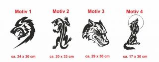 E37 Wolf Hund Wolfskopf Sticker Auto Aufkleber