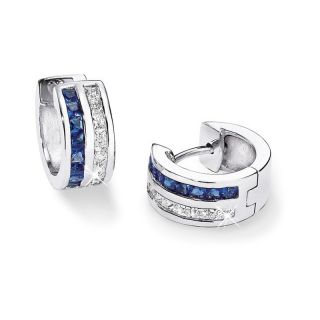 Oliver Damen Ring Sterling Silber blau weiß SO519