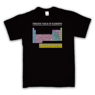 PERIODIC TABLE OF ELEMENTS GEEK SCIENCE PHYSICS RETRO FASHION KIDS T