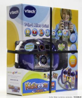 Vtech Kidizoom Twist 7 in 1 Digitalkamera Kinderkamera BLAU Foto Neu