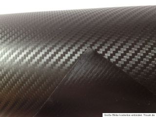 200 x152cm Carbon Folie Schwarz MICRO LUFTKANÄLE 3D Struktur Car Wrap