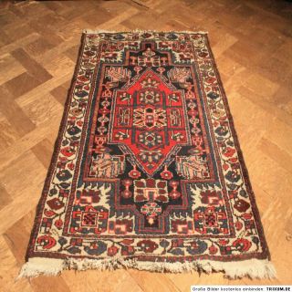 Antik Handgeknüpfter Perser Teppich Malayer Kazak Iran Tappeto Rug 83