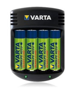 VARTA Micro USB Ladegerät Charger für AA / AAA inkl. 4x 2100 mAh