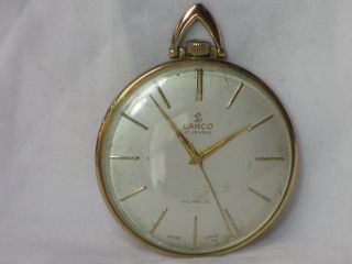 JOLIE MONTRE GOUSSET LANCO SWISS MADE EXTRA PLATE pl OR