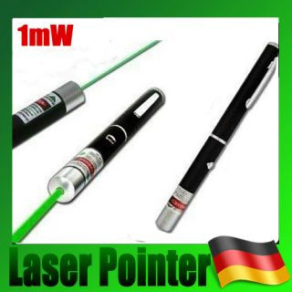 Profi Green Laserpointer Zeiger Pen Stylish Grün 1mW 532nm