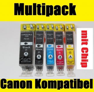 Canon Kompatibel Drucker Patronen ersetzt PGI 525 CLI526 Multi Pack