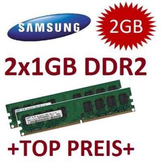 2x 1GB 2GB SAMSUNG RAM PC Speicher 533 Mhz DDR2 PC2 4200U PC2 5300U
