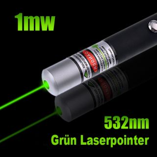 1mW Gruen Green Laserpointer 532nm Laser Pointer Stift Zeiger