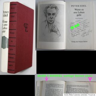 Biography and Dedication Peter Edel W es a Leben geht Vita Berlin
