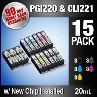 CLI 221 PGI 220 PRINTER PIXMA MX 870 MP 540 MP 560 MP 620 Ink